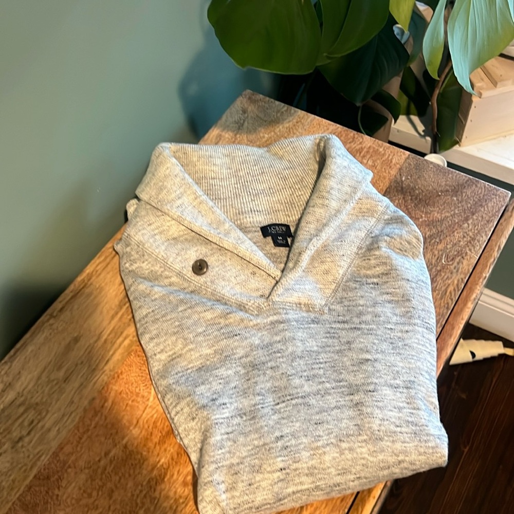J Crew Heather Grey Sweater